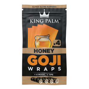 King Palm Goji Wraps Honey + Tips (4 Stück)
